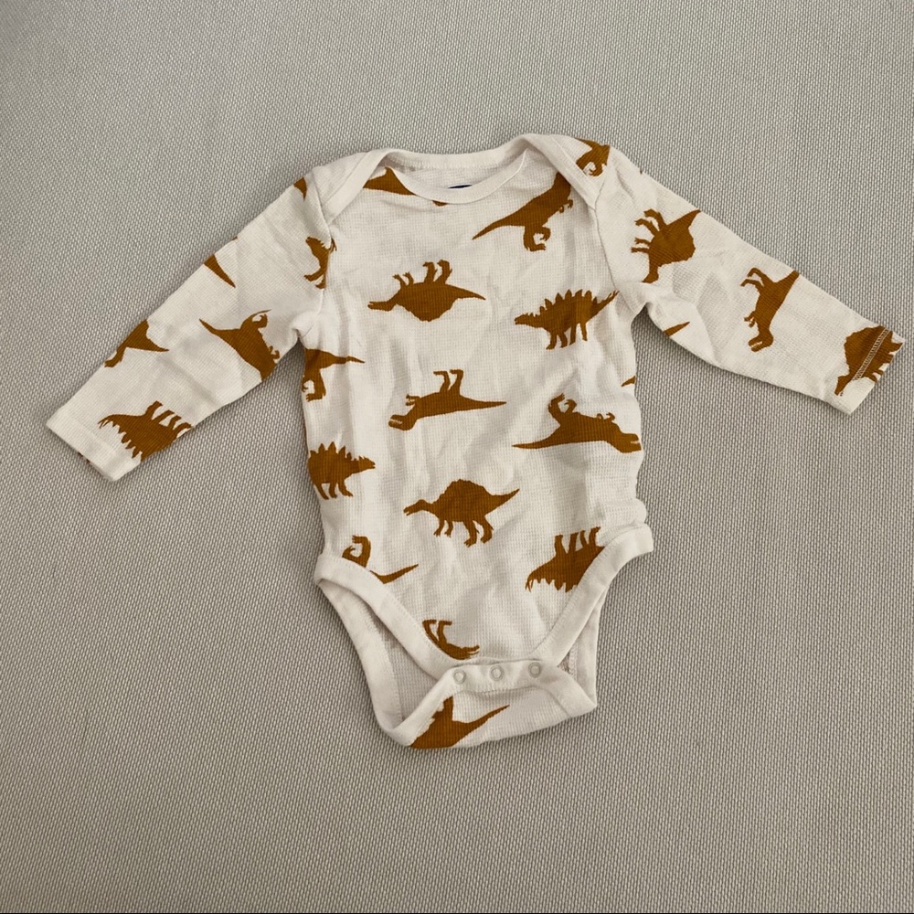 Old Navy Dinosaur Long sleeve onesie